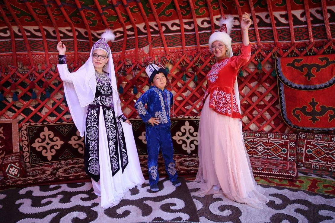 Kapadokya'daki 'Kırgız Obası'nda Türk kültürünü tanıtıyorlar