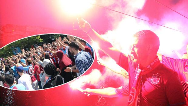 Trabzonsporlular akın etti! Büyük coşku