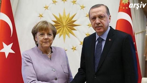 Son dakika... Cumhurbaşkanı Erdoğan Merkel ile görüştü