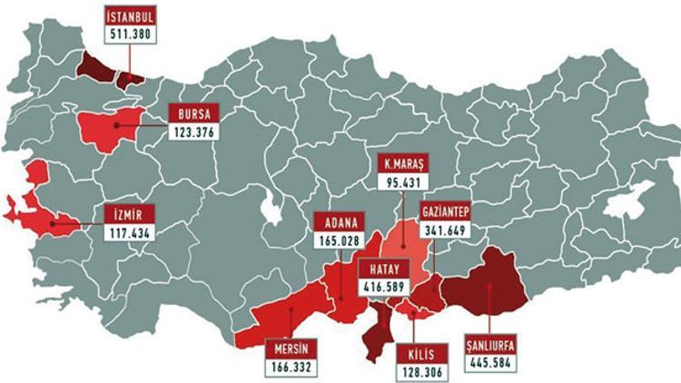 İşte Türkiye'nin 'yabancı haritası'