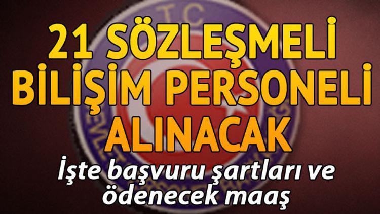Adalet Bakanlığı 21 Sözleşmeli Bilişim personeli alacak.. İşte başvuru şartları