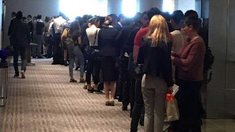 7500 TL maaşı duyan yüzlerce kişi sıraya girdi!