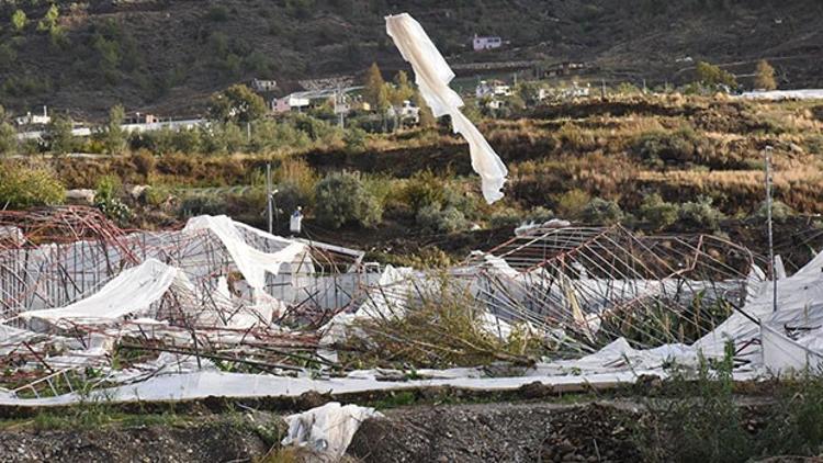 Anamur’u hortum ve fırtına vurdu, milyonlarca liralık hasar var