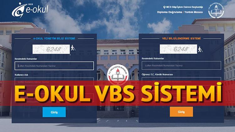 E Okul öğrenci VBS girişi nasıl yapılır? E-Okul giriş ekranı