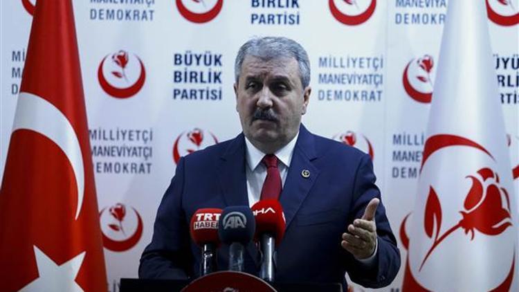 BBP lideri Destici: 31 Mart'ta nerede durmuşsak bizim durduğumuz yer aynı