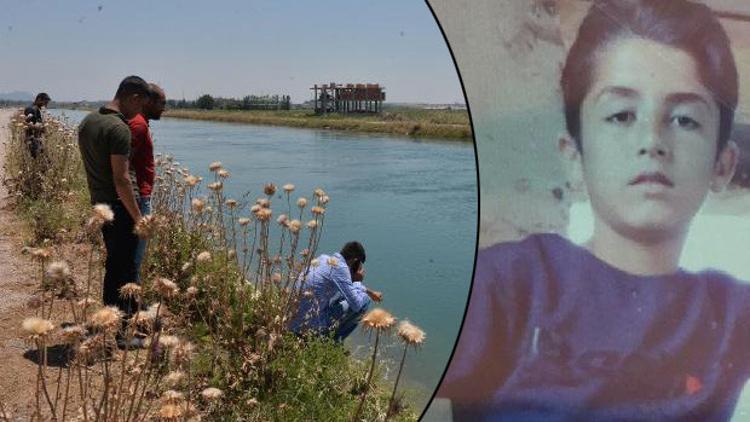 Serinlemek için sulama kanalına giren çocuk kayboldu