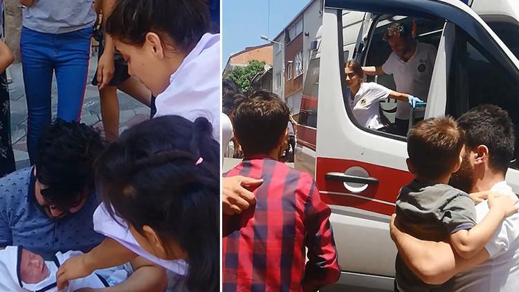 Sultangazi'de panik anları... Böyle kurtarıldılar