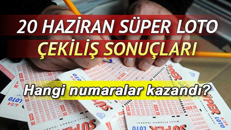 20 Haziran MPİ Süper Loto çekiliş sorgulama ekranı! Süper Loto'da dev ikramiye haftaya devretti