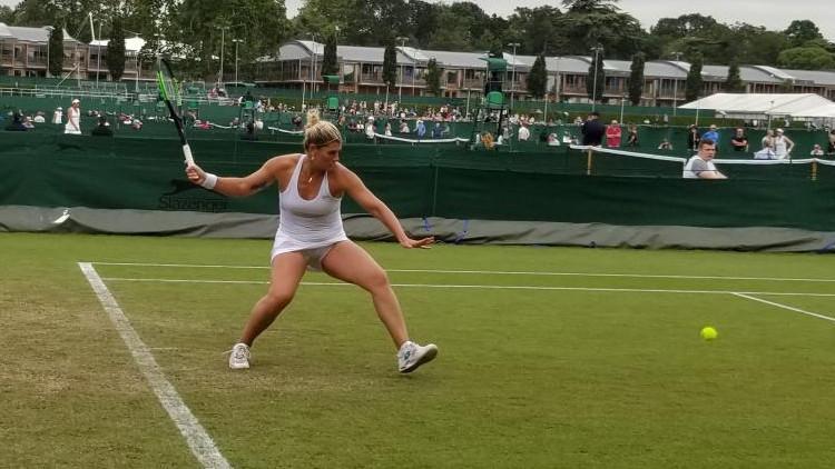 Başak Eraydın, Wimbledon'a veda etti