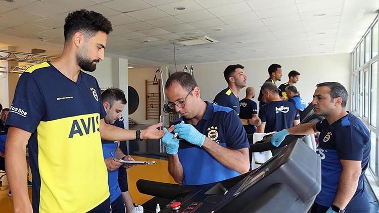 Fenerbahçeli futbolcular laktat testinde