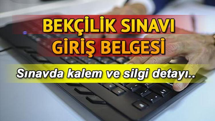 Bekçilik sınavı ne zaman yapılacak? Bekçilik sınavı örnek soruları
