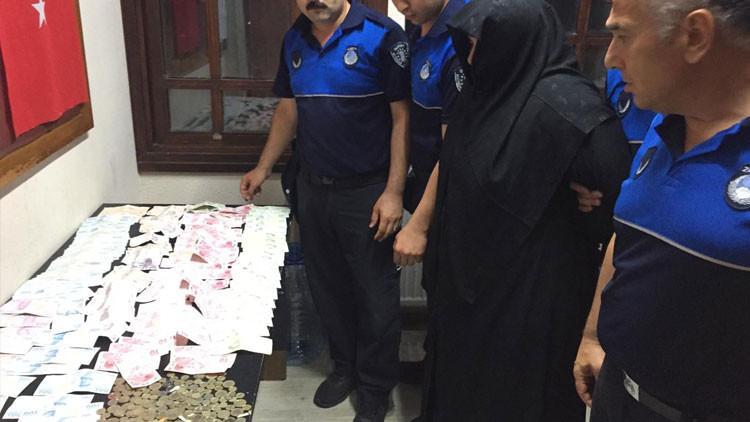6 çocuğuna dilencilik yaptıran kadından çıkan para şok etti