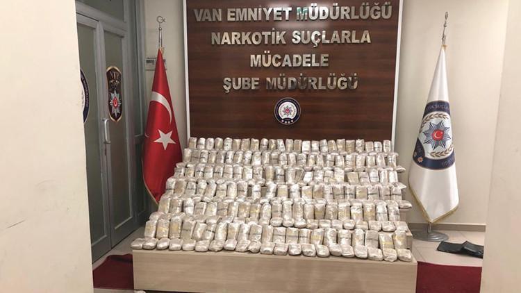 Van'da 122 kilo eroin ele geçirildi