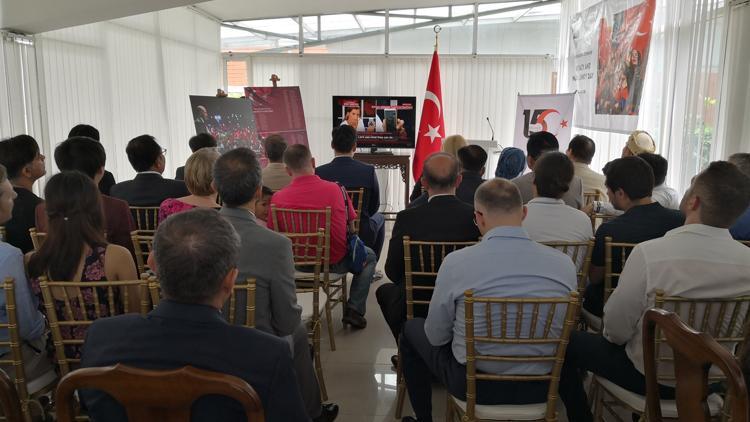 Tayland'da 15 Temmuz Demokrasi ve Milli Birlik Günü etkinliği