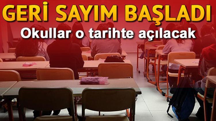 Okulların açılmasına kaç gün kaldı? Yeni dönemde okullar ne zaman açılacak?