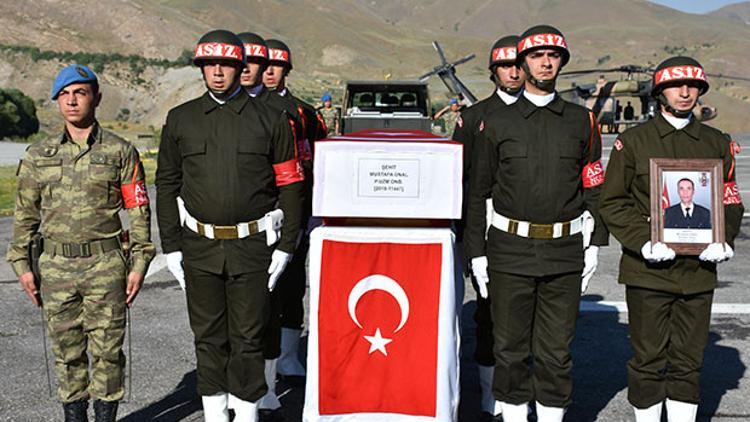 Şehit piyade uzman onbaşı Mustafa Ünal için tören düzenlendi