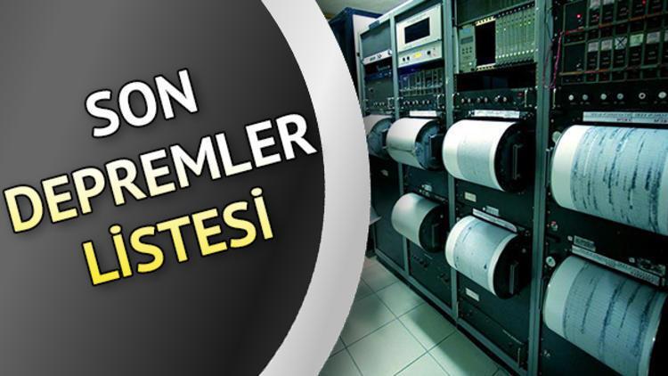Nerede deprem oldu? 22 Temmuz son depremler listesi