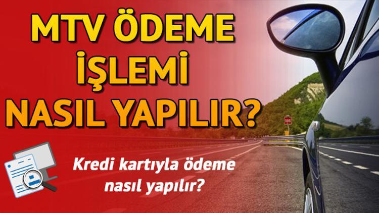 Kredi kartıyla MTV ödeme nasıl yapılır? MTV borç sorgulama ekranı