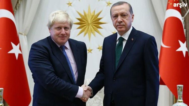 Cumhurbaşkanı Erdoğan, Boris Johnson ile görüştü