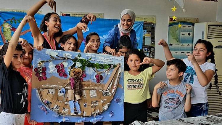 Çocuklar doğa ve sanatla buluştu