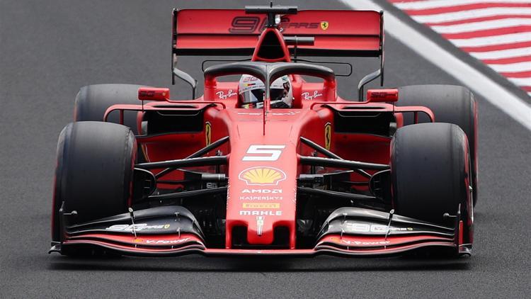 Macaristan'da ilk sıra Vettel'in