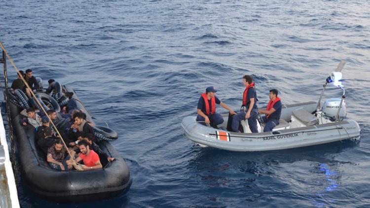 Ege Denizi'nde 36 düzensiz göçmen yakalandı