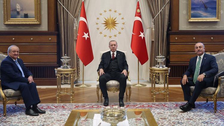 Cumhurbaşkanı Erdoğan Özbekistan Dışişleri Bakanı Kamilov ile görüştü