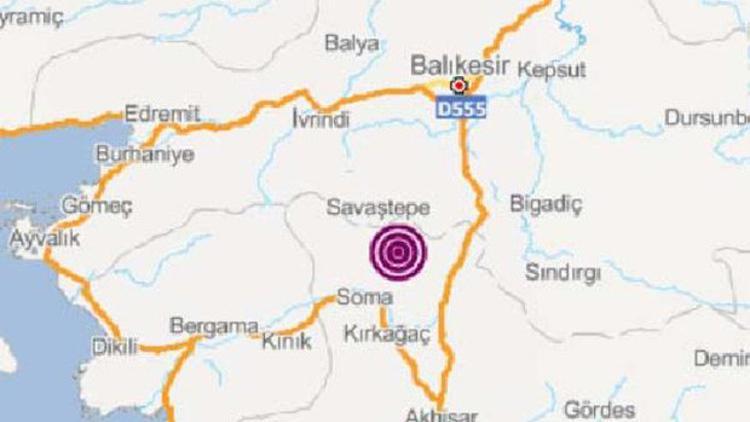 Soma'da 3.4 büyüklüğünde deprem