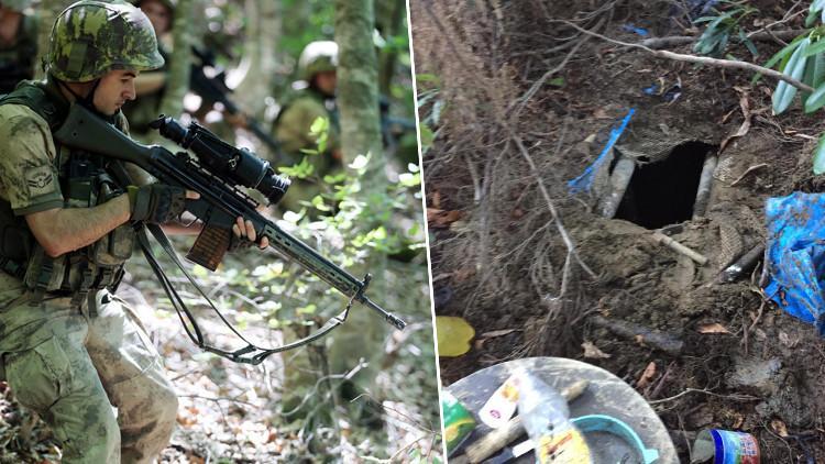 JÖH ve komandolar operasyonda... Giresun'daki depoları tek tek gösterdi