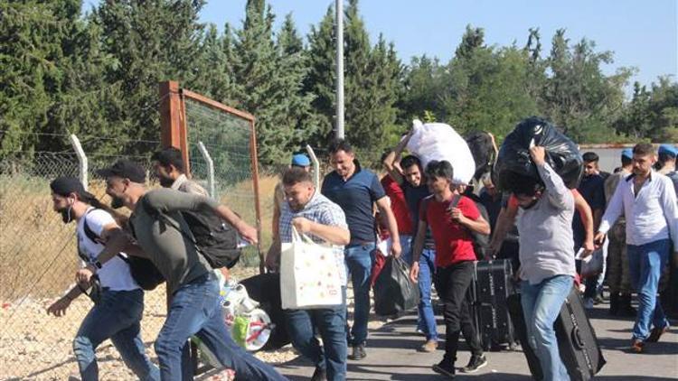 Ülkelerine bayram için giden Suriyelilerin sayısı 38 bini aştı