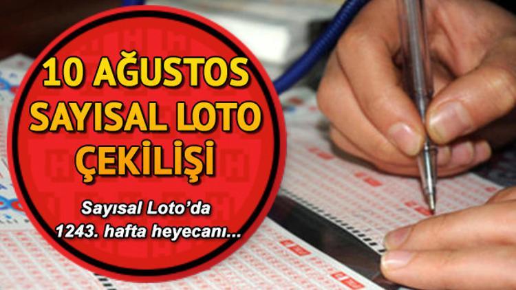 Sayısal Loto'da 5. devir geldi! Milli Piyango 10 Ağustos Sayısal Loto çekiliş sonuçları