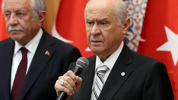 MHP lideri Bahçeli bayramlaşma töreninde konuştu