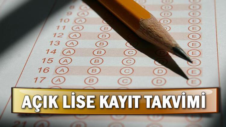 AÖL kayıtları ne zaman? Açık lise kayıt tarihleri