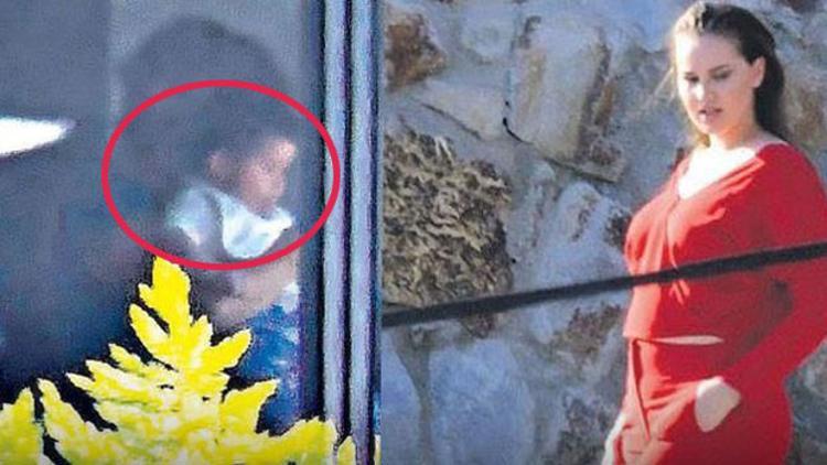 Fahriye Evcen ve Burak Özçivit'in oğulları Karan ilk kez görüntülendi!