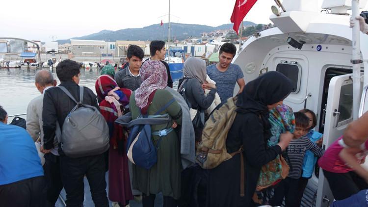Çanakkale'de 135 kaçak göçmen yakalandı