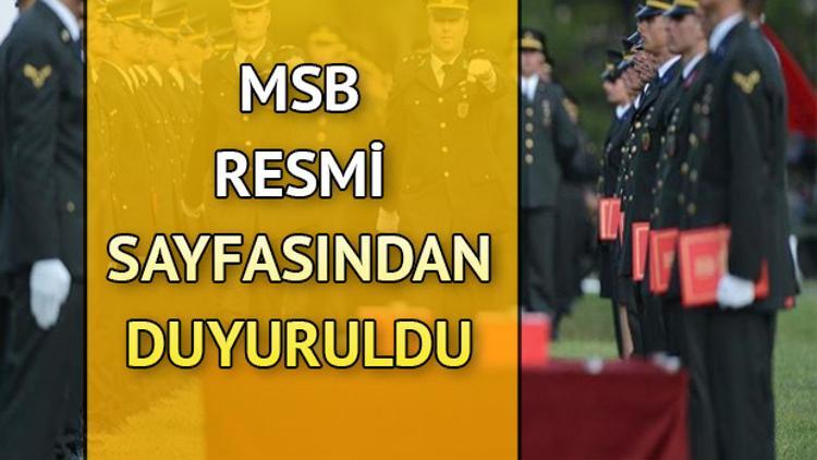 Astsubaylık sınav sonuçları açıklandı - MSÜ Astsubay adayları için kayıt tarihleri