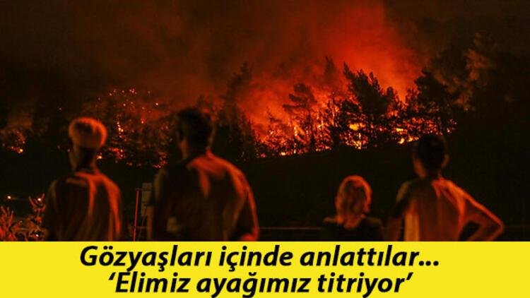 Son dakika... Bekleyiş sürüyor, tüm gözler orada... İşte İzmir'deki orman yangınında son durum