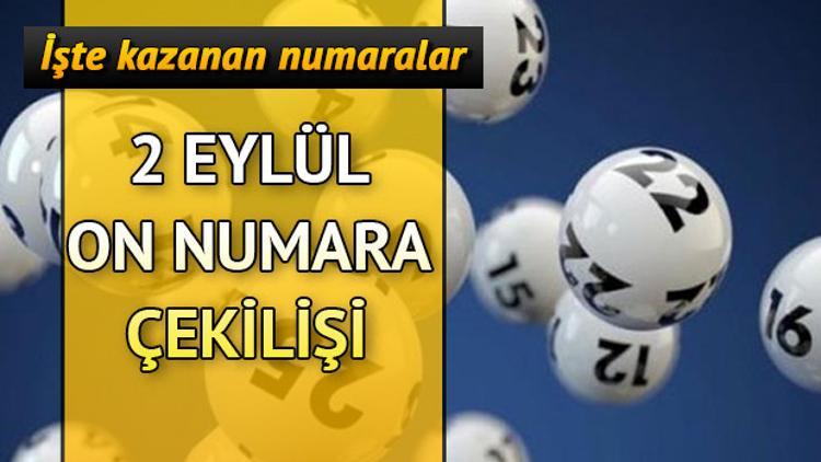 On Numara'da büyük ikramiye 1 kişiye çıktı! MPİ 2 Eylül On Numara çekiliş sonuçları