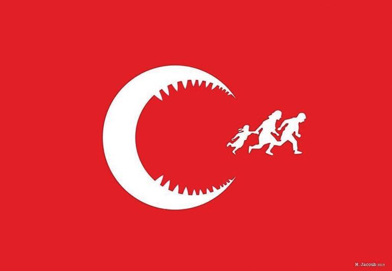 Şerefsizliğin resmini çizmeyi başaran Suriyeli