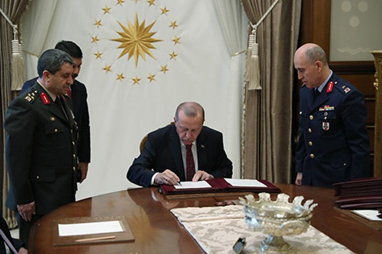 Son dakika... Cumhurbaşkanı Erdoğan, YAŞ kararlarını onayladı