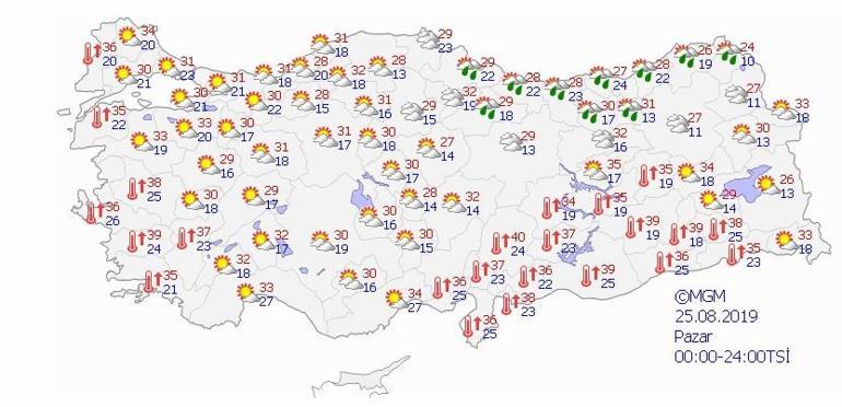 Son dakika hava durumu uyarıları: Sıcaklık 40 dereceyi bulacak