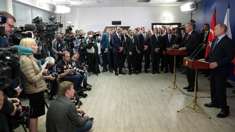 Cumhurbaşkanı Erdoğan ile Putinden önemli açıklamalar