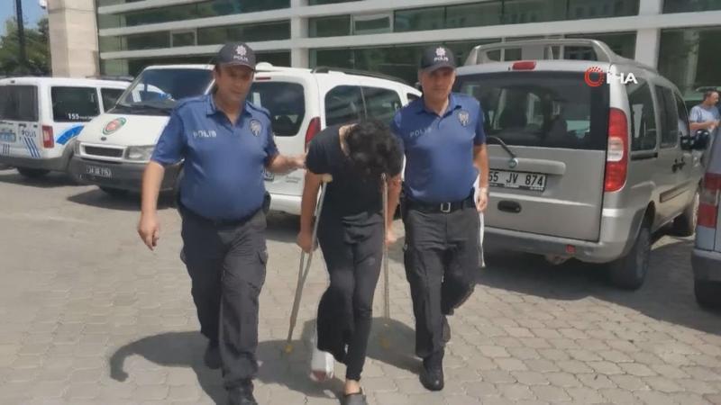 Yakalanınca balkondan atlayan Iraklı hırsızın ayağı kırıldı