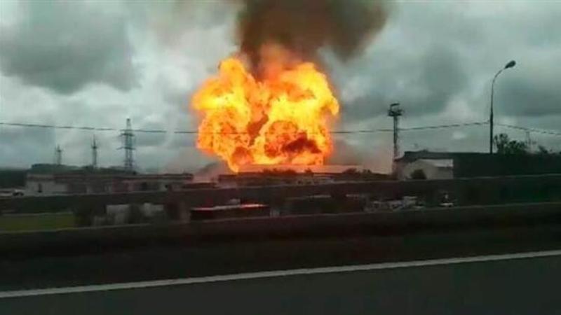 Rusya'da elektrik santralinde yangın