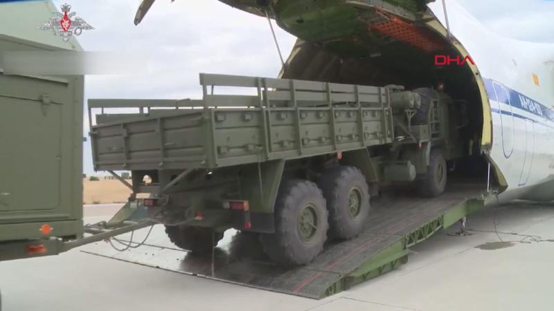 Rusya Savunma Bakanlığı, S400 sevkiyatının videosunu yayınladı
