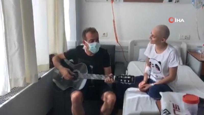 Haluk Levent lösemi hastası Ebru Çelen ile düet yaptı