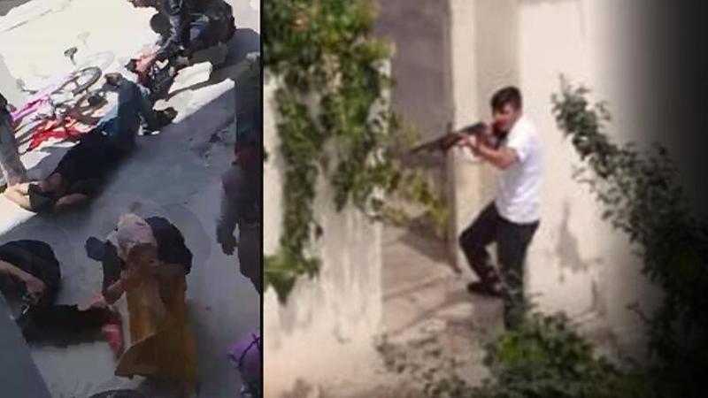 Konya’daki av tüfeği dehşeti kamerada