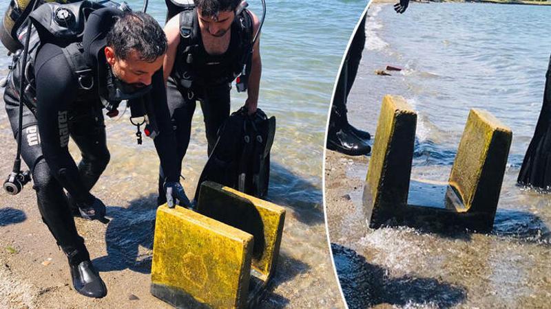 Tarihi eser sanılan taş, moloz parçası çıktı