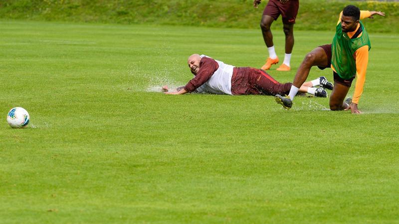 Galatasaray'da kıran kırana antrenman
