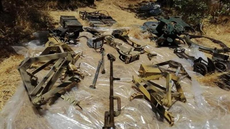 Pençe Harekatı'nda ele geçirilen mühimmat imha edildi